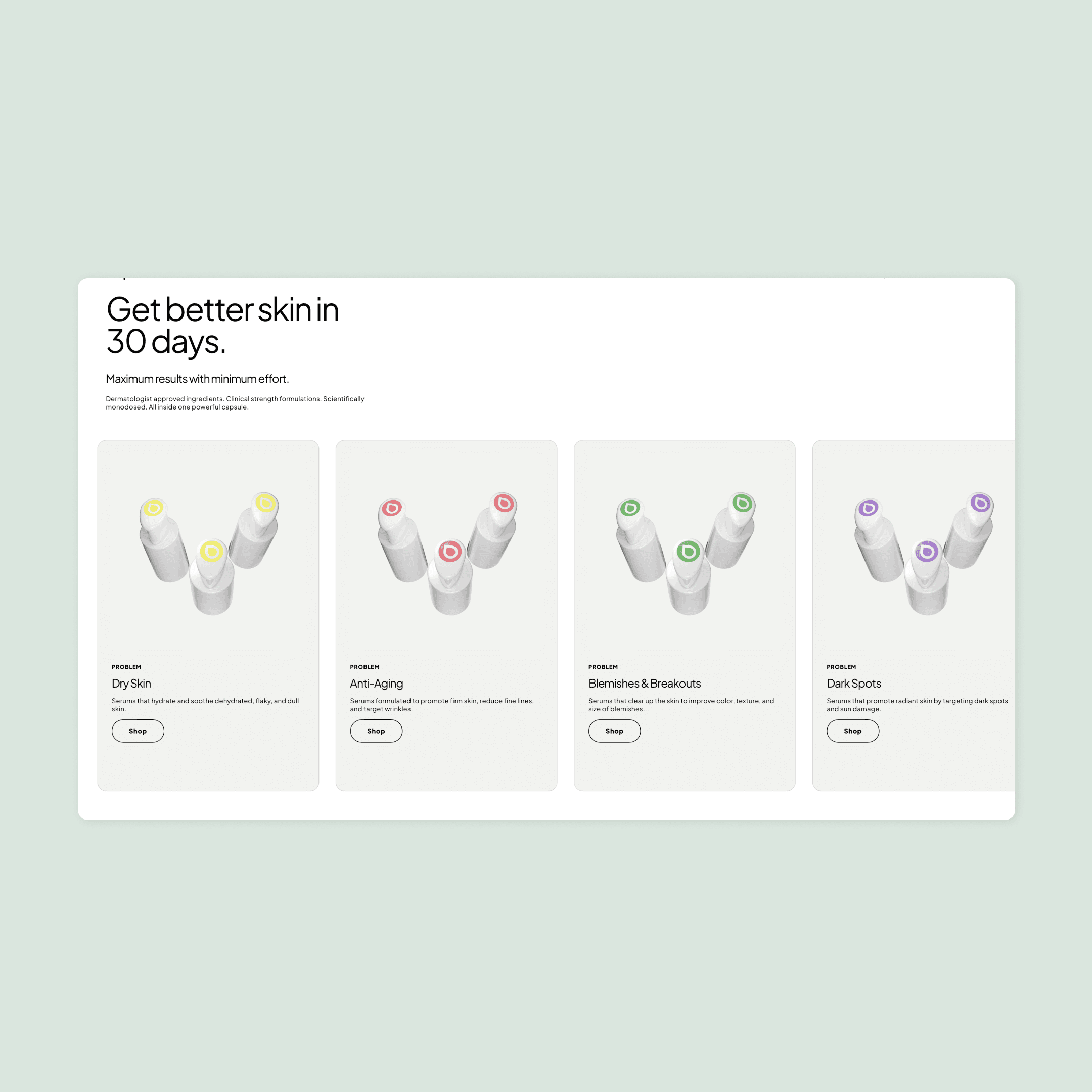Droplette site by Byse