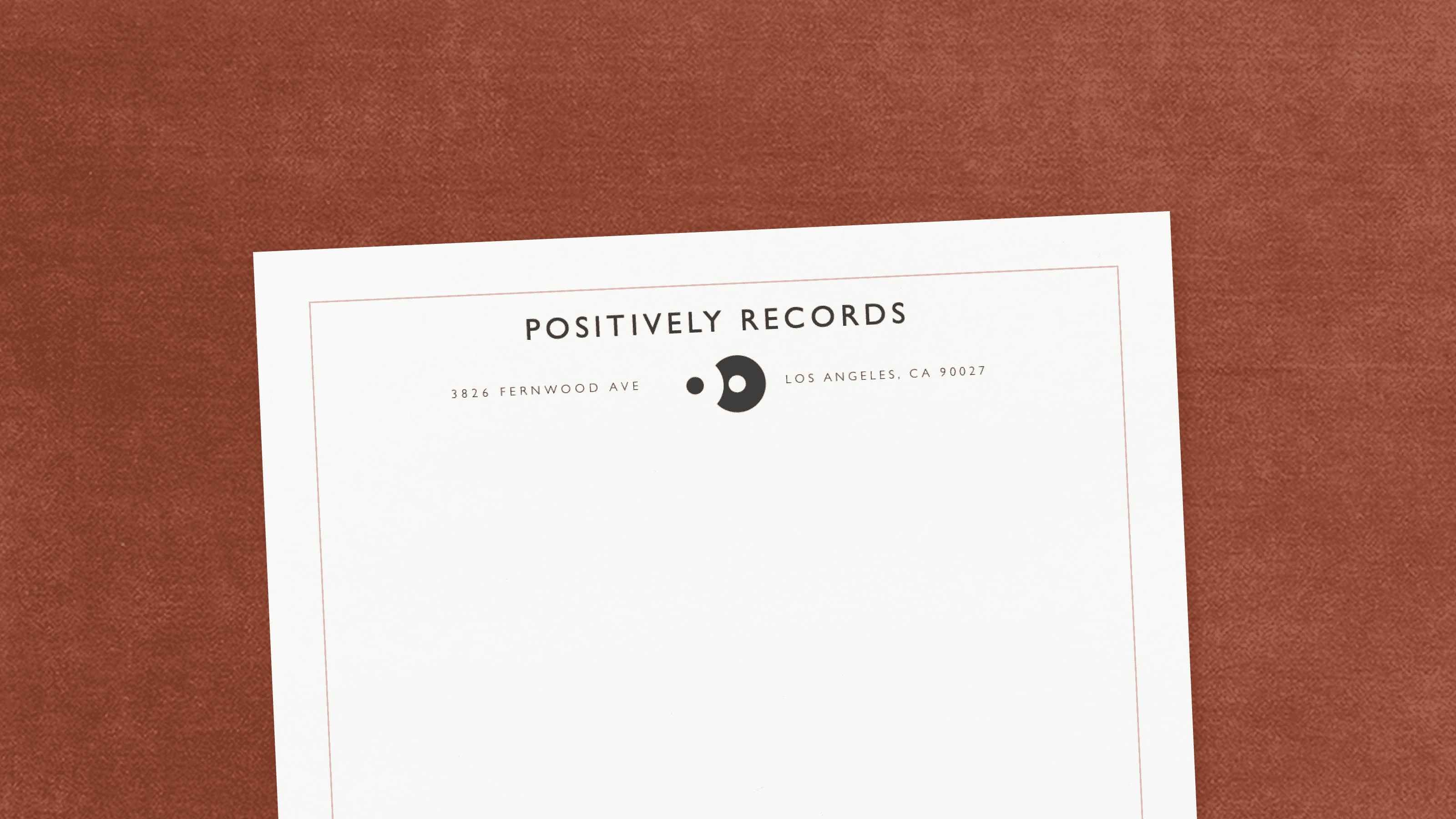 Positively Records Brand Identity by Byse